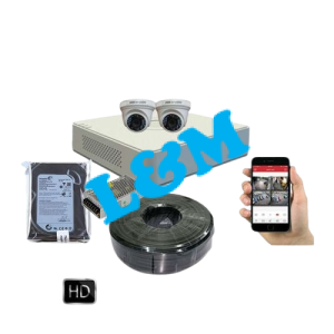 Hikvision Smart Hybrid 2 CCTV camera package