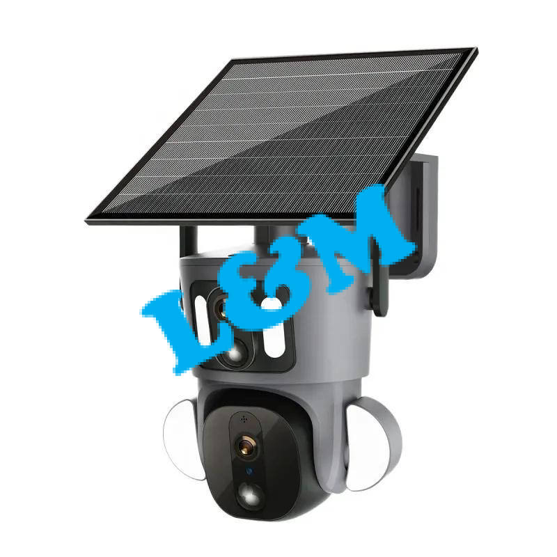 4MP Dual Lens 4G PTZ Solar Camera
