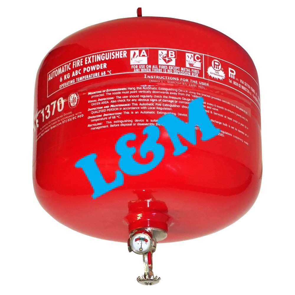 6kg Automatic DCP Fire Extinguisher