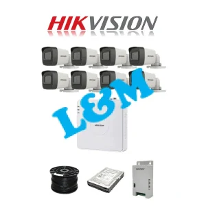Hikvision 8 Channel full kit with 2TB hard disk